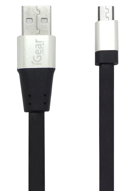 Buy USB TO MICRO USB CABLE - ALLOY TIP - 1M - BLACK in NZ. 